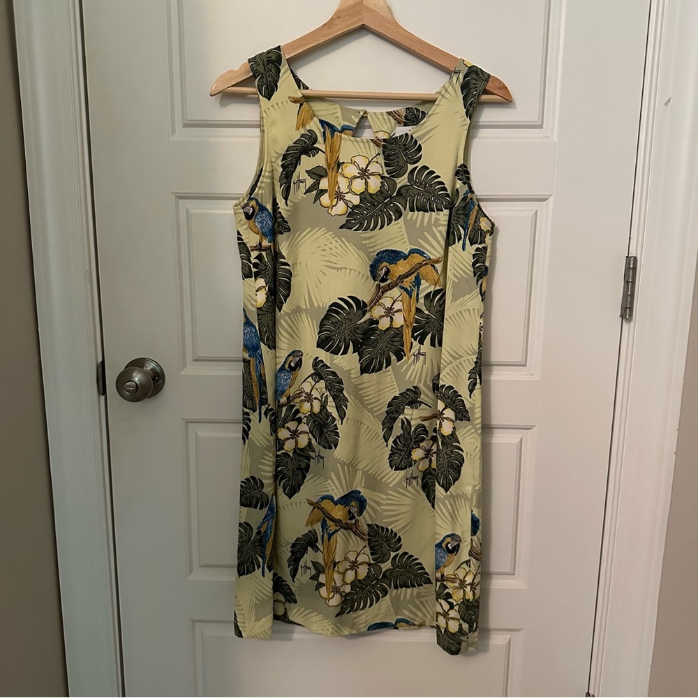 Beautiful 100% silk Guy Harvey dress